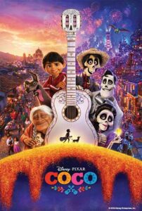Movie poster for Disney's Coco