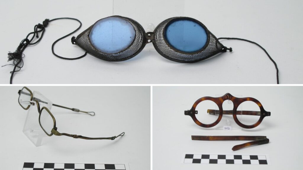 Through the Eyes of History: A Glimpse into Sutter’s Fort’s Historical Eyewear Collection