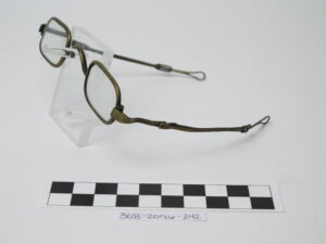 A pair of Sliding temple glasses